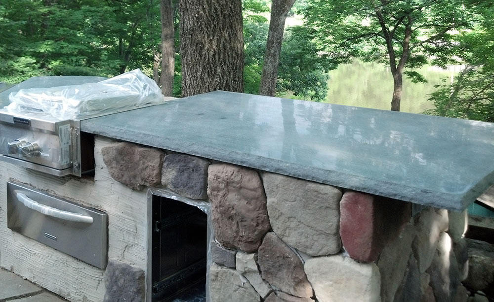 Bluestone Countertops From Polowy Brothers Stoneyard In Lafayette Nj